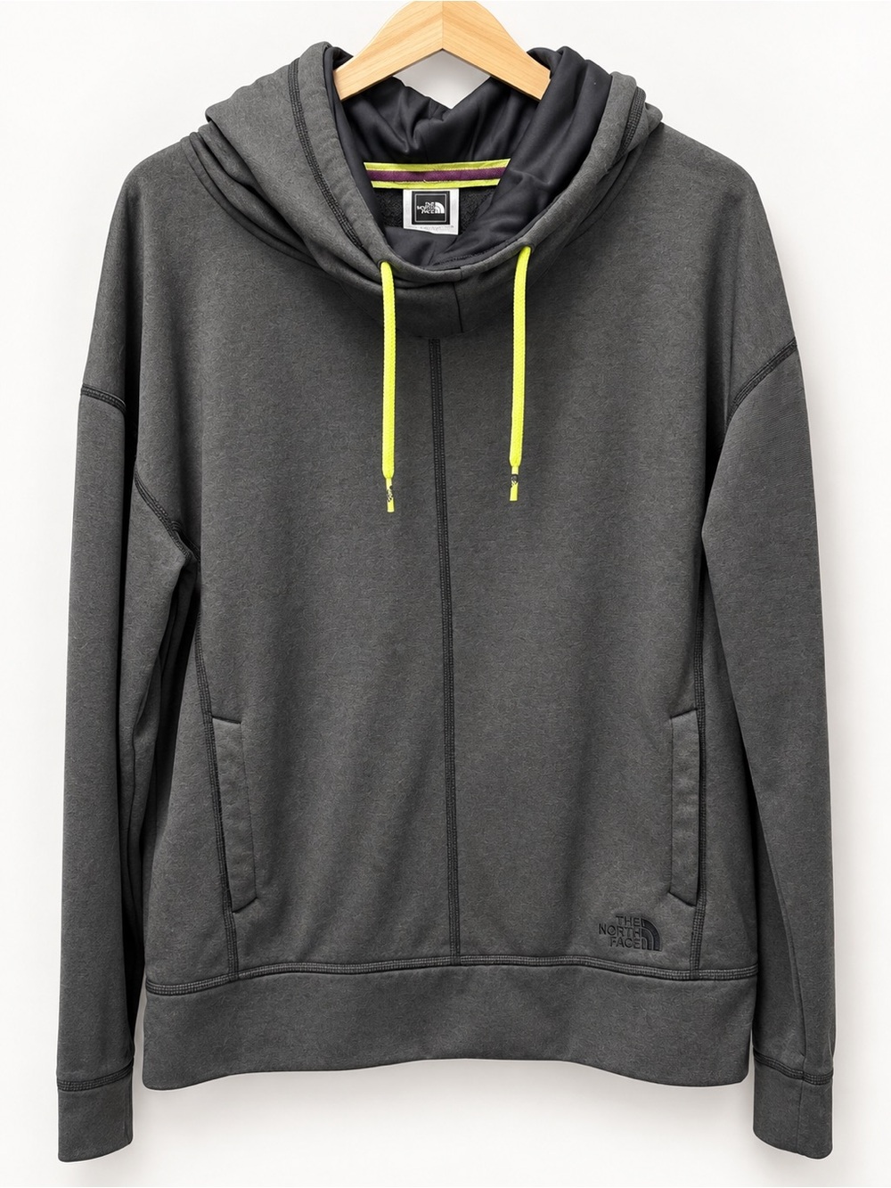 The North Face Women’s Large Gray Cowl Neck Hoodie Pullover